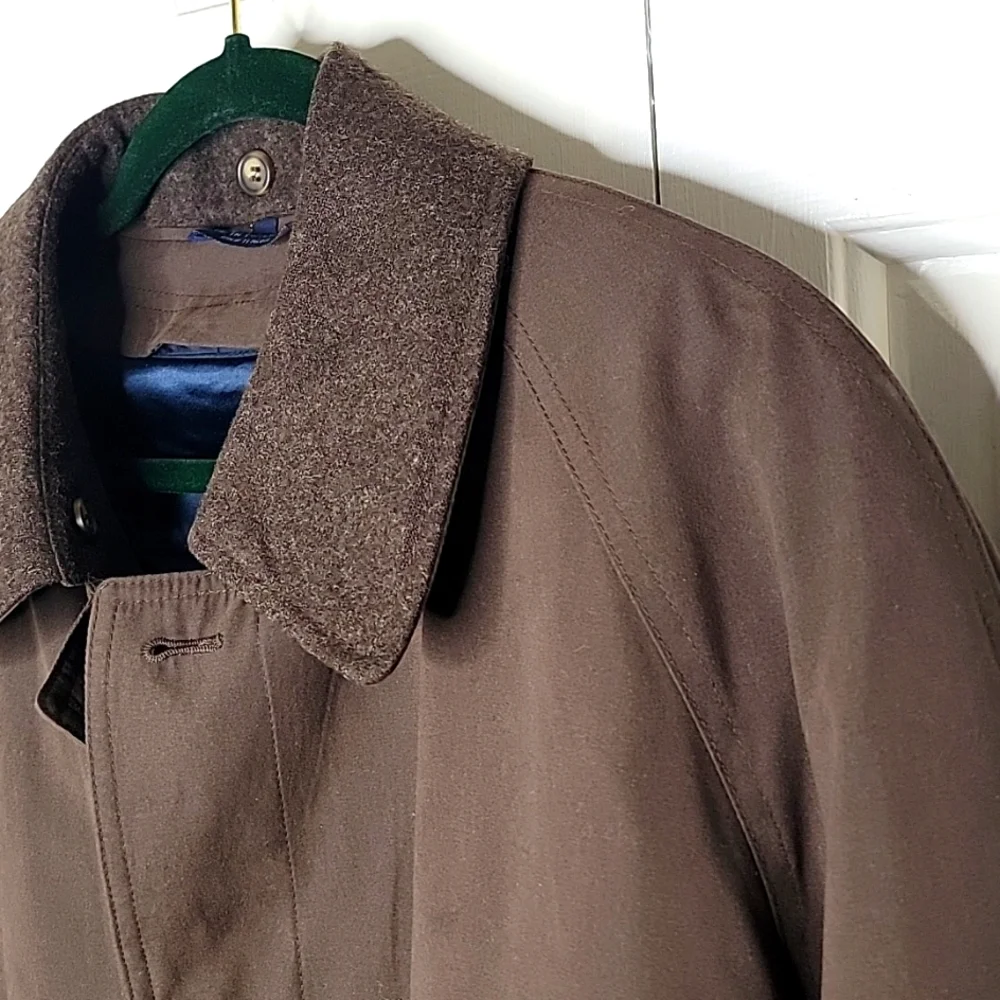 Ralph Lauren Men's Trenchcoat Size 40 R Brown - Picture 3 of 8